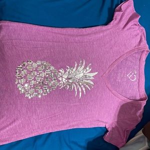 Purple Pineapple shirt by Live Love Dream